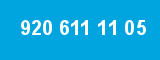 920 611 11 05 920 611 11 05